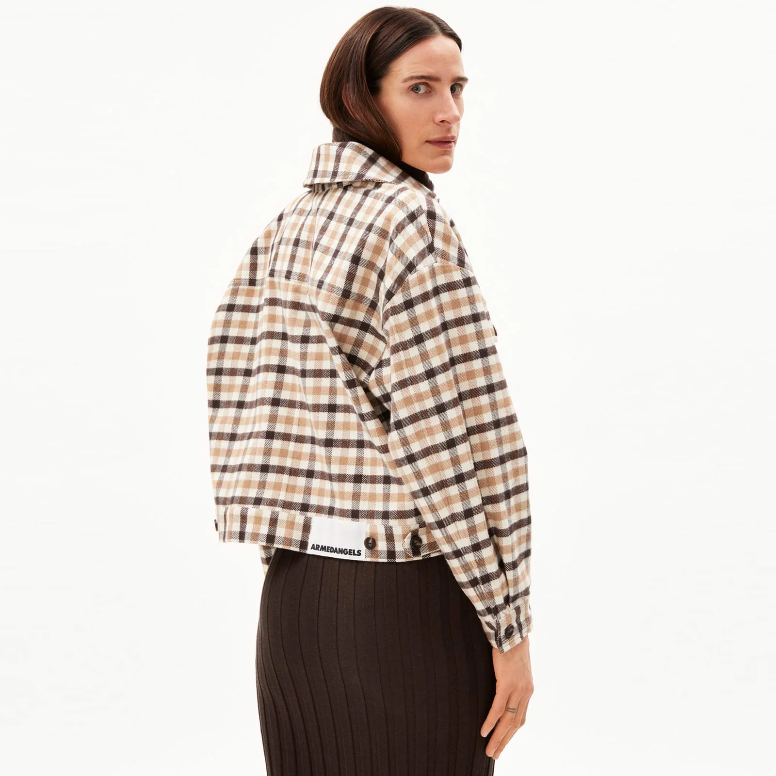 Aalisea Pattern Overshirt oatmilk - Image 4
