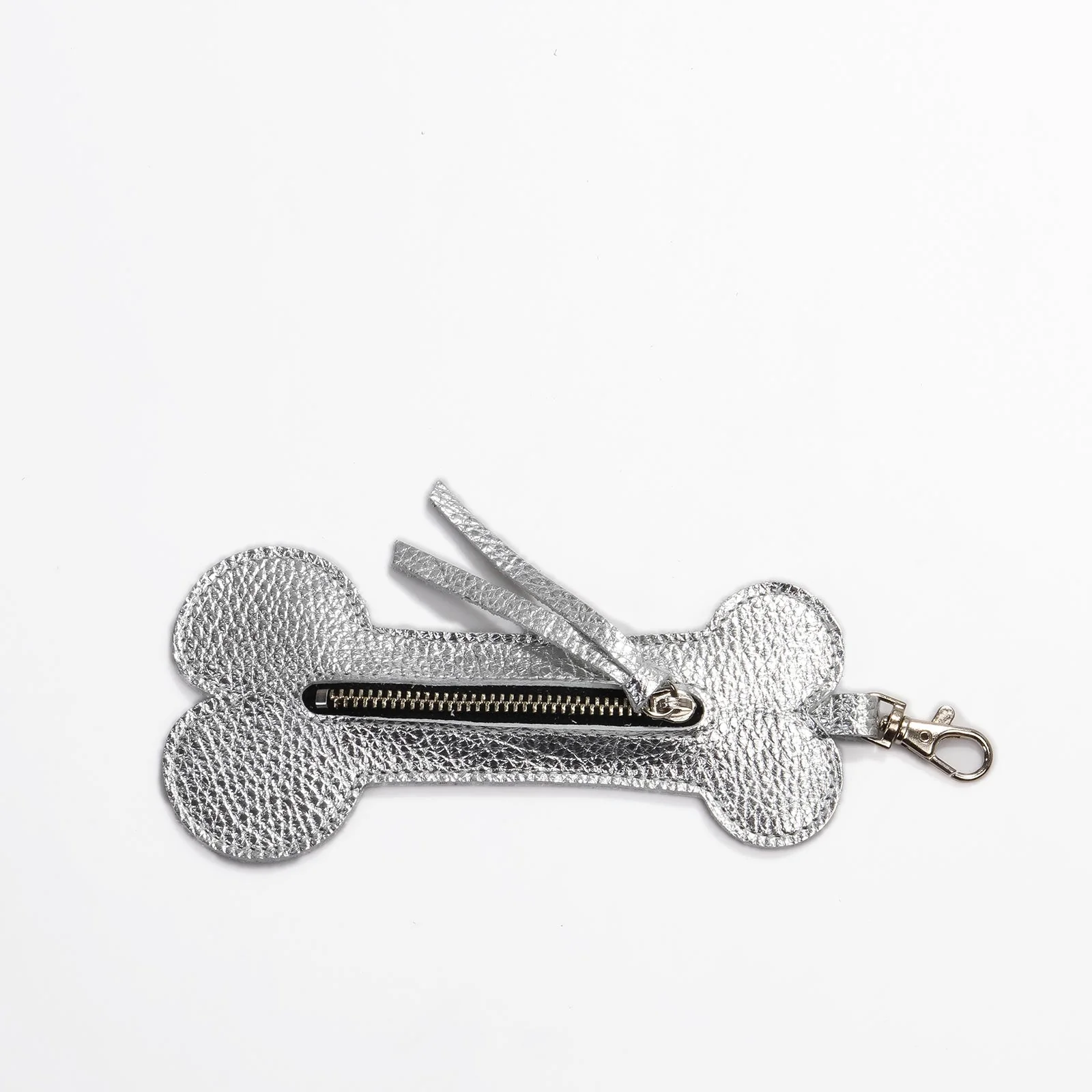 Bone Waste Bag Dispenser metallic silver - Image 2