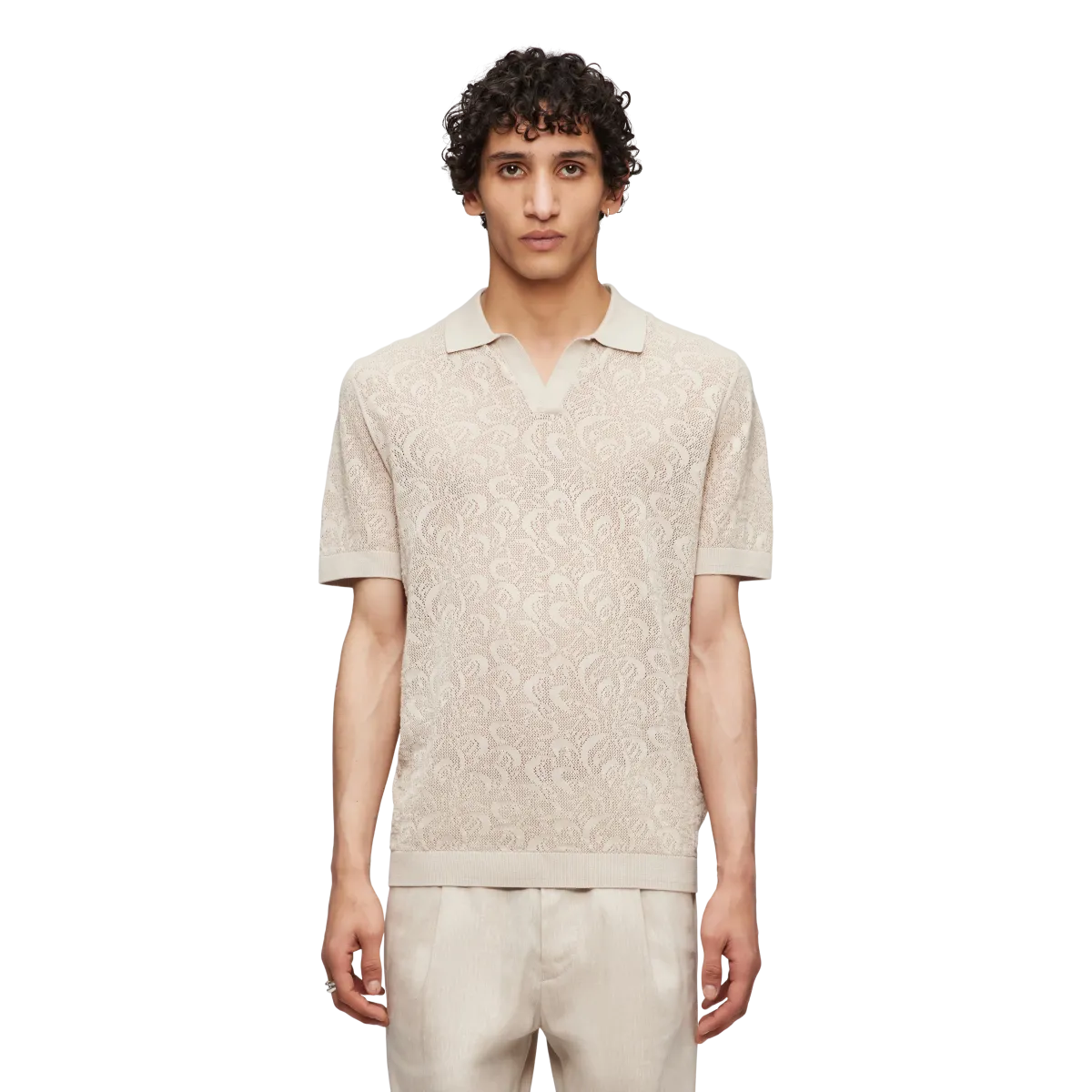Braian Poloshirt 420146 beige - Image 3