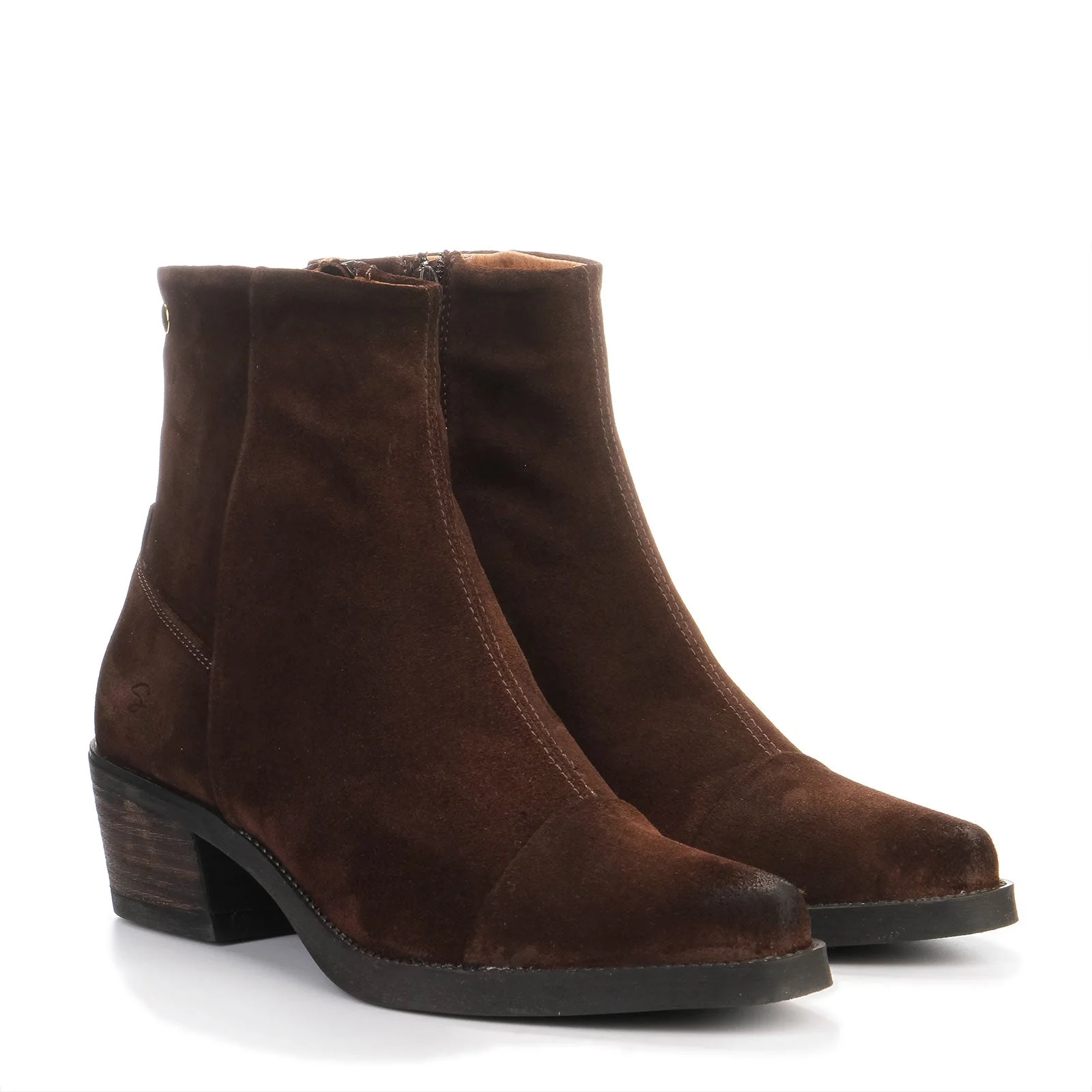 Carmina Suede Boots dark brown - Image 2