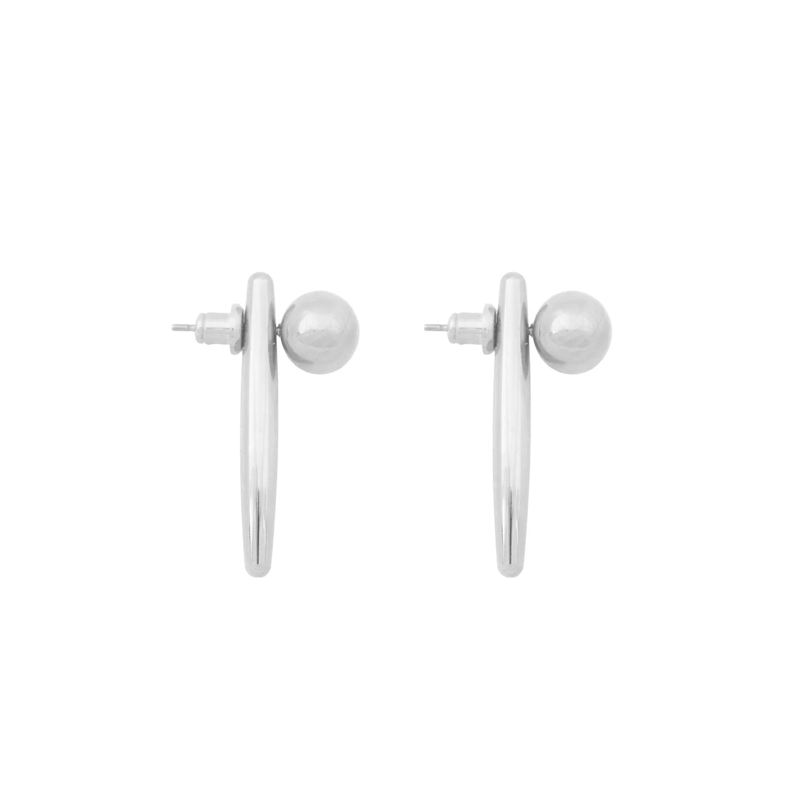 Conflicting Earrings silver - Image 2