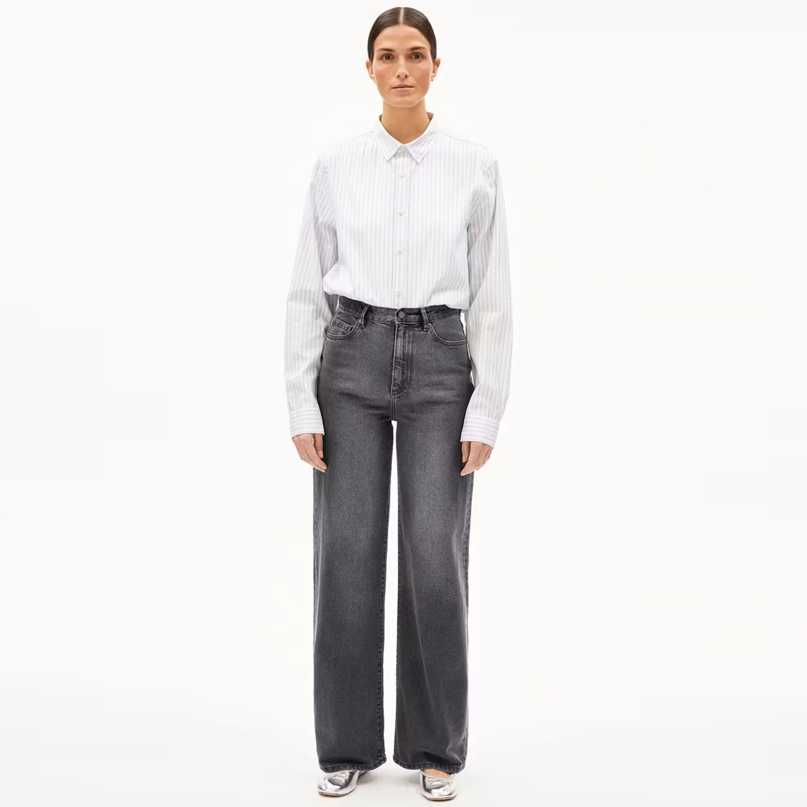 Enijaa High Waist Wide Leg Jeans dione - Image 3