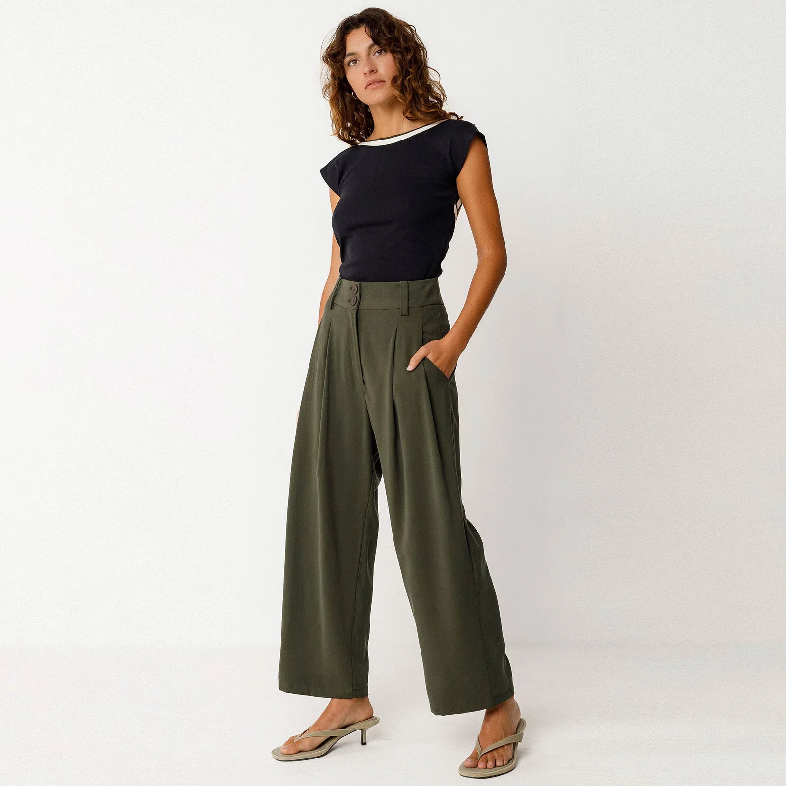 Esti Pants bottle green - Image 4