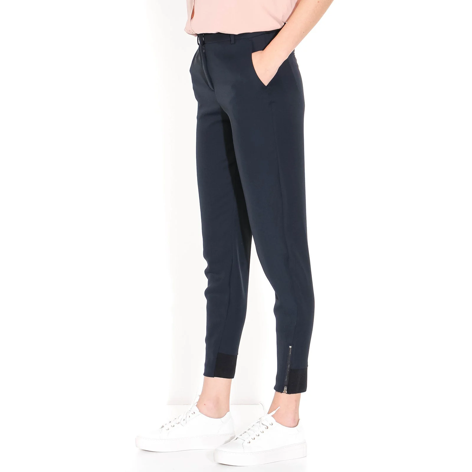 Melanie Cuff Pant navy - Image 3