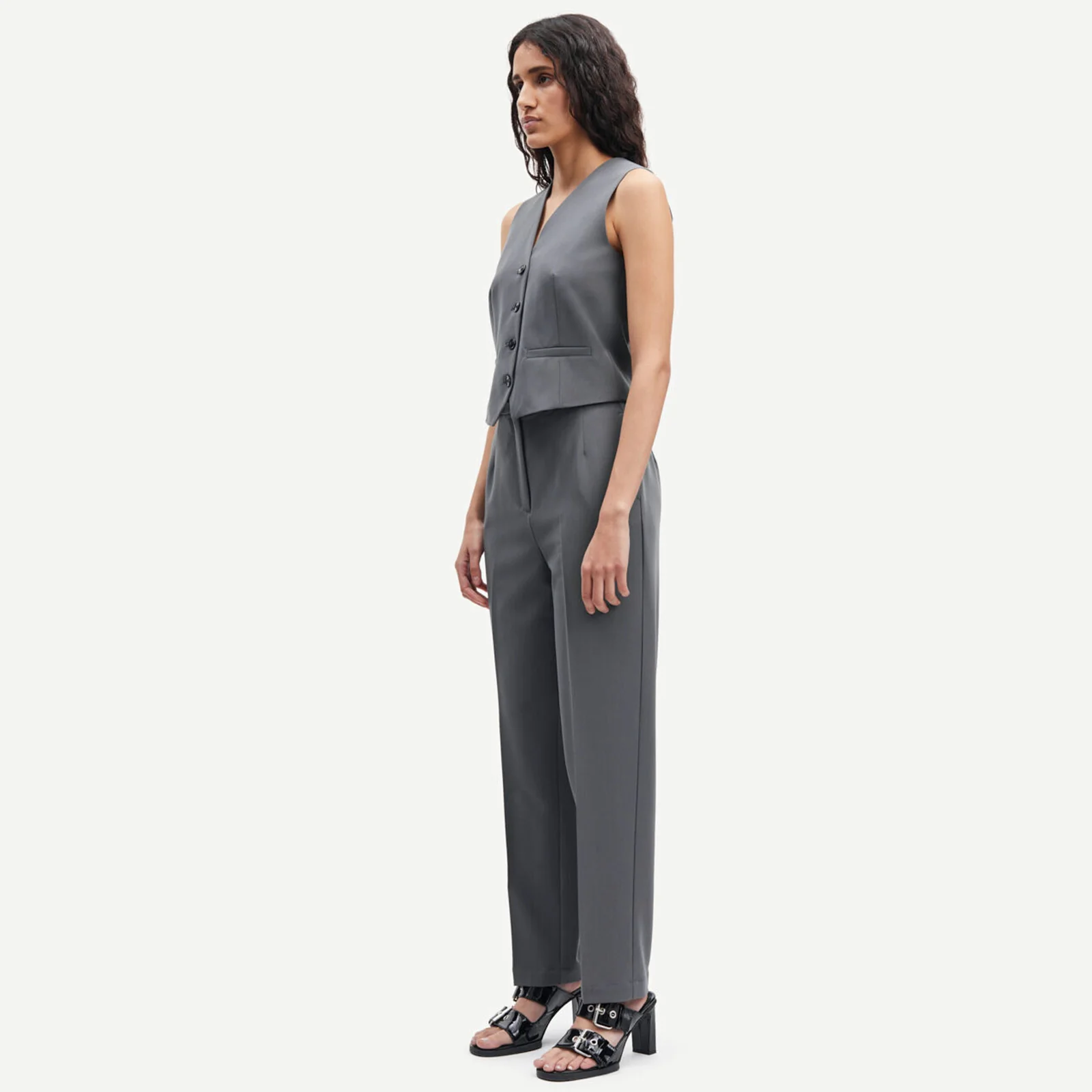 Hallie Trousers 14596 iron gate - Image 4