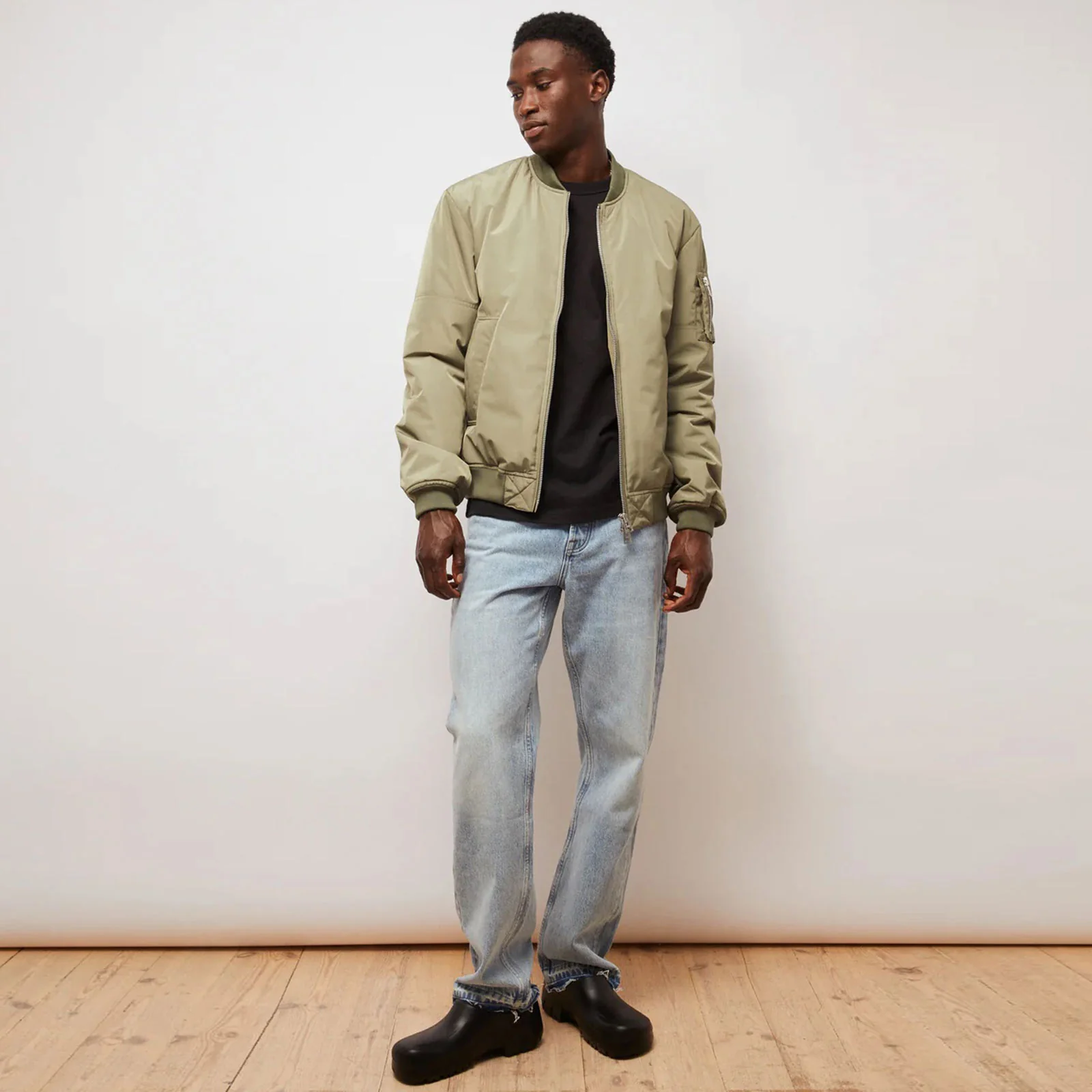 Harris Bomber Jacket light moss 4082 - Image 2