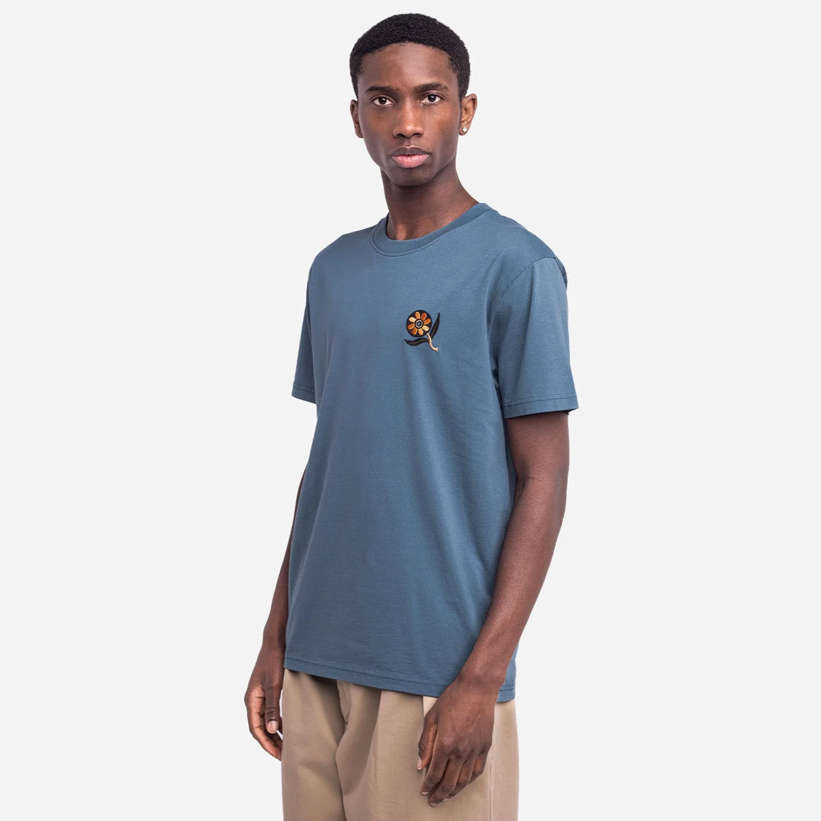 Ikeba T-Shirt steel blue - Image 2