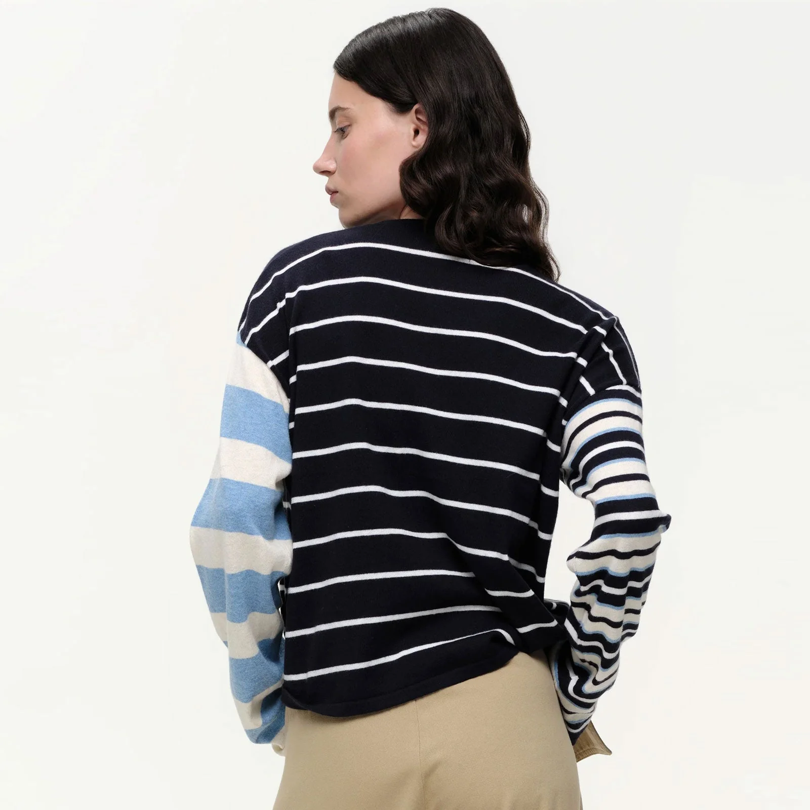Kaleido Stripe Sweater navy - Image 2