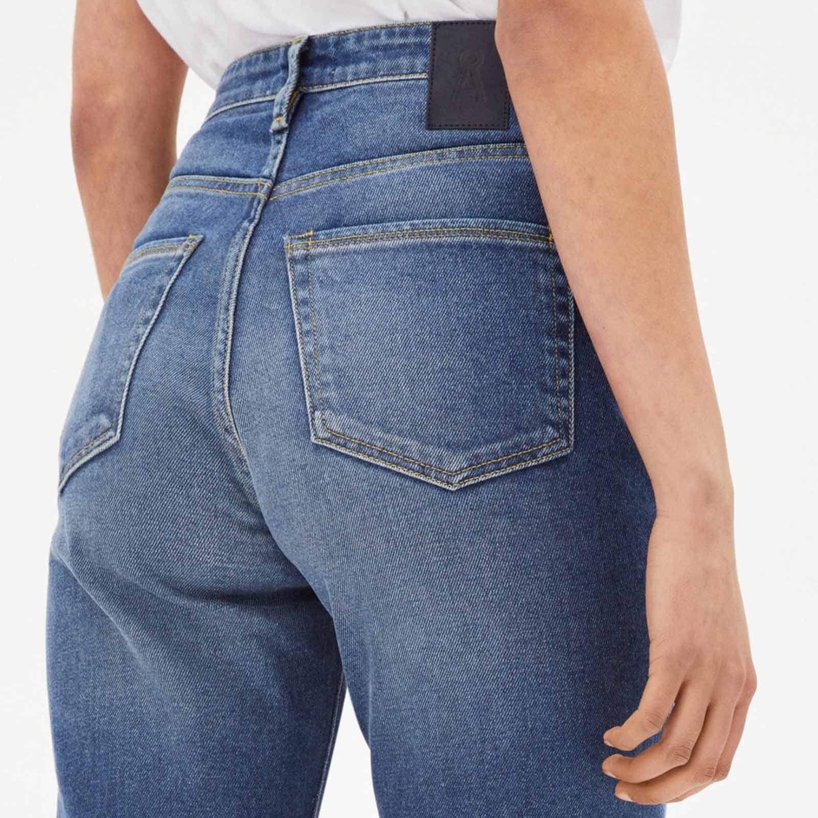 Lejaa High Waist Slim Jeans dark - Image 4