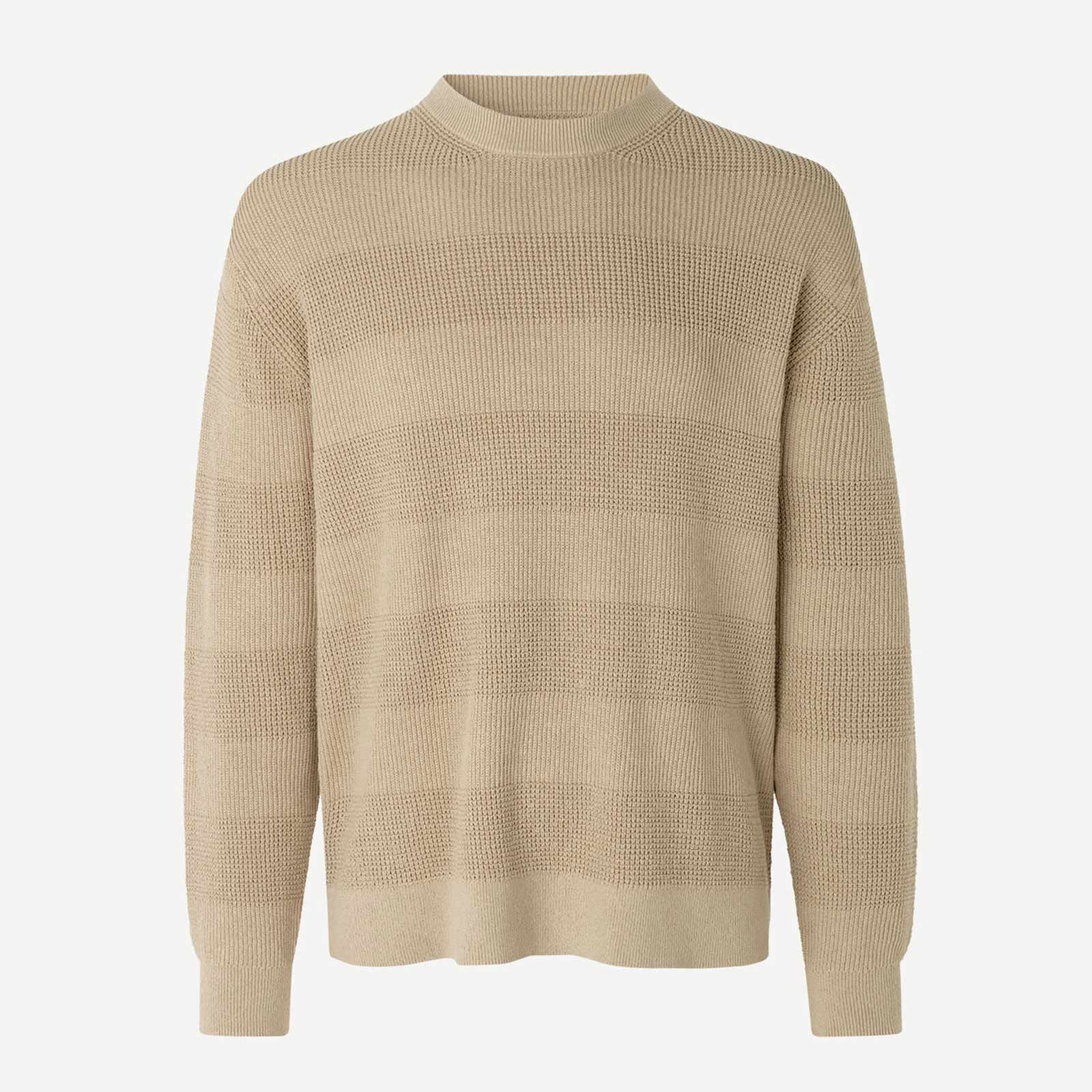 Lucas Crew Neck Jumper humus - Image 2
