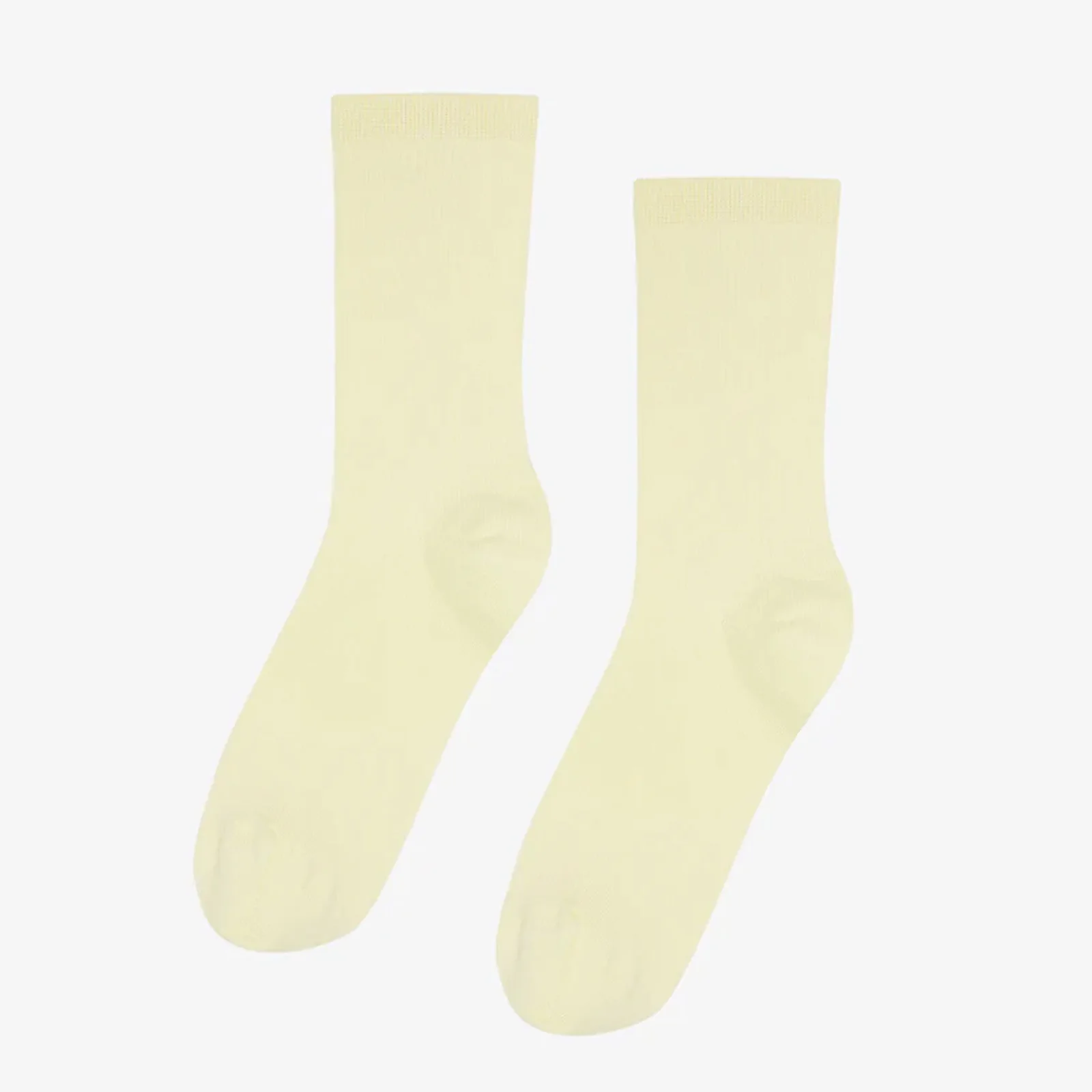 Men Classic Organic Socks soft yellow