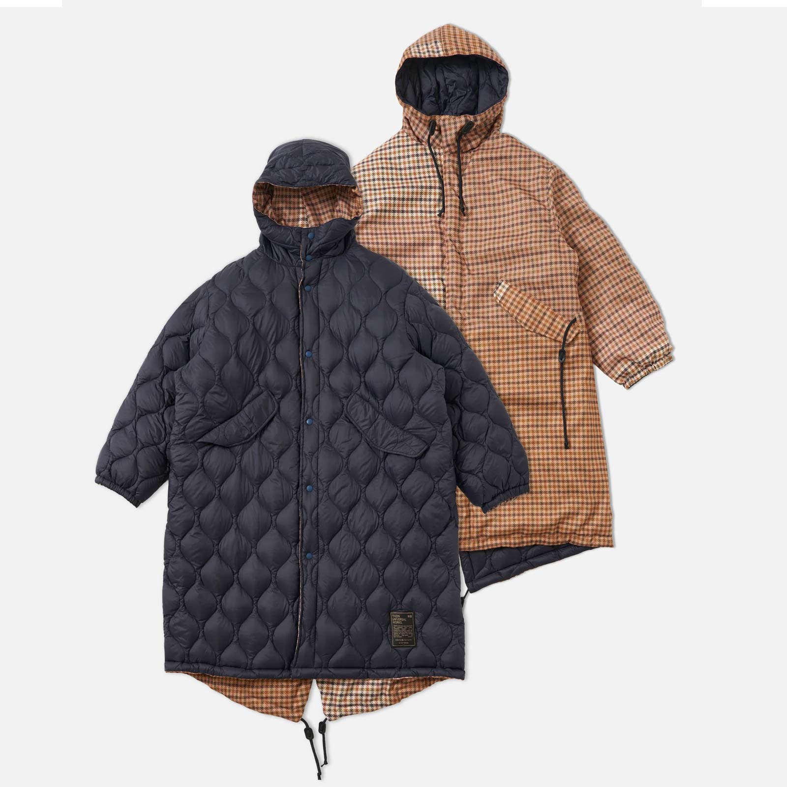 Military Line Parka dark navy
