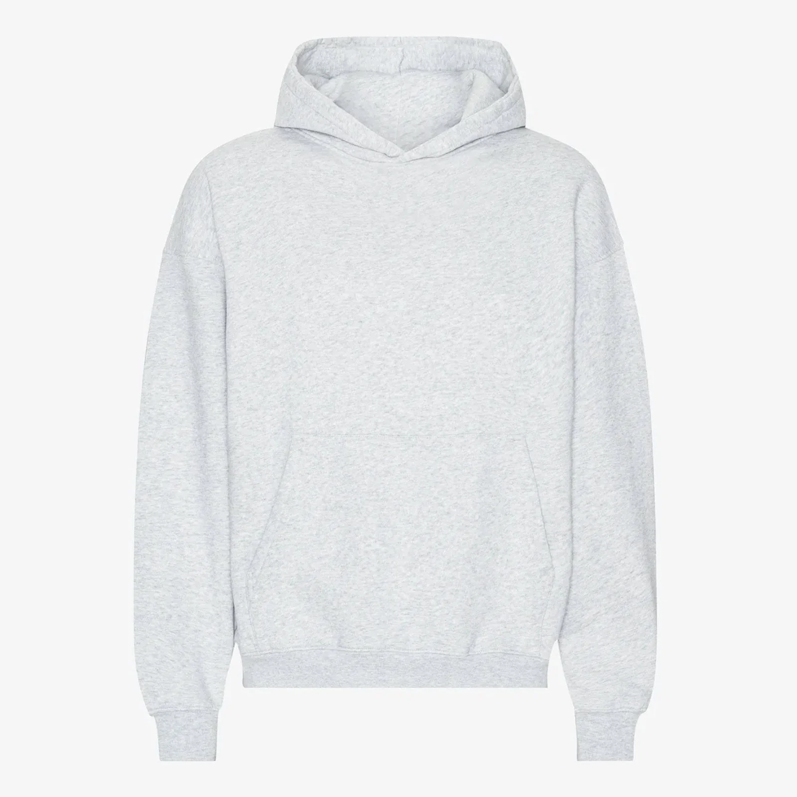 Organic Oversized Hood snow melange