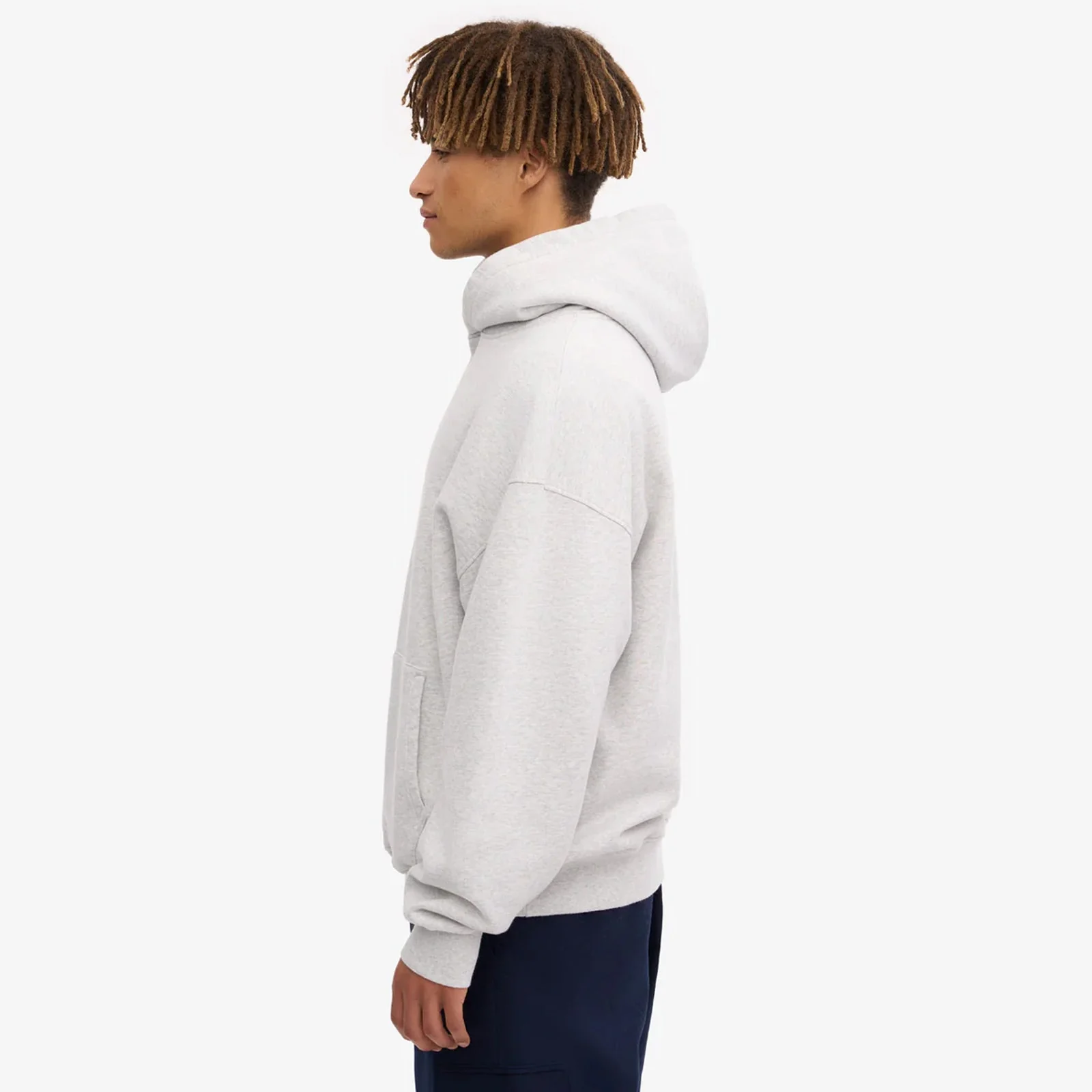 Organic Oversized Hood snow melange - Image 4