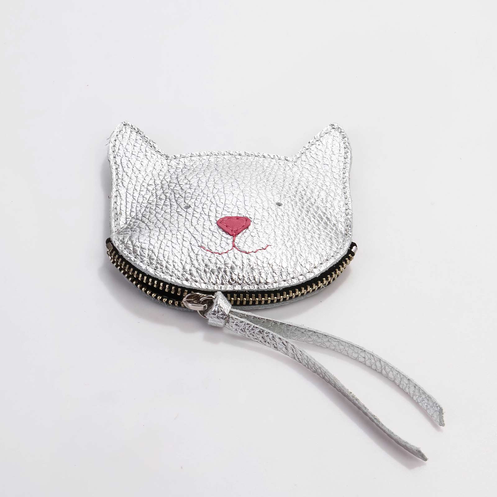 Papoutsini Wallet Katze metallic silver - Image 3