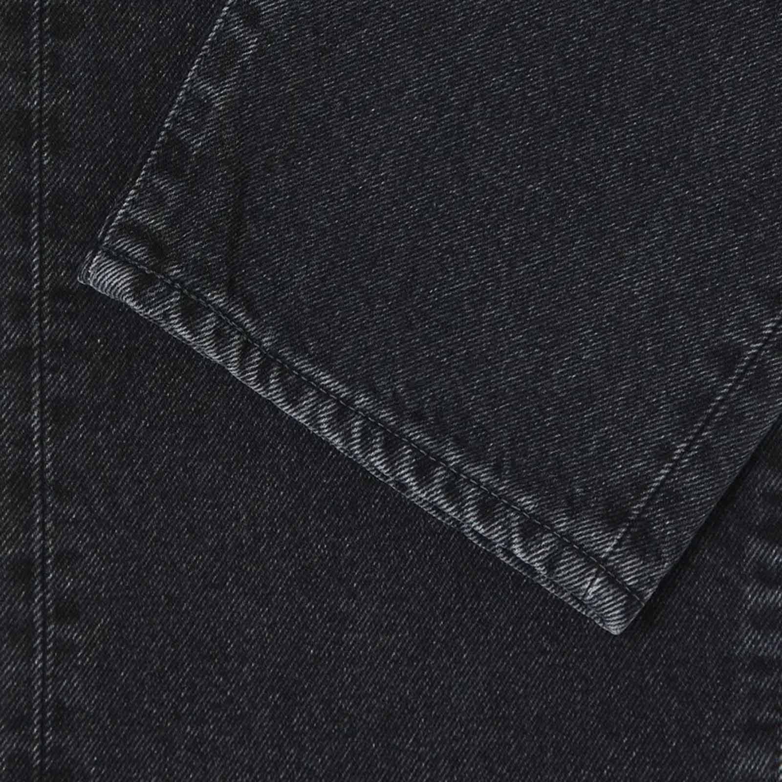 Regular Tapered Kaihara Right Hand Black Denim black dark used - Image 4