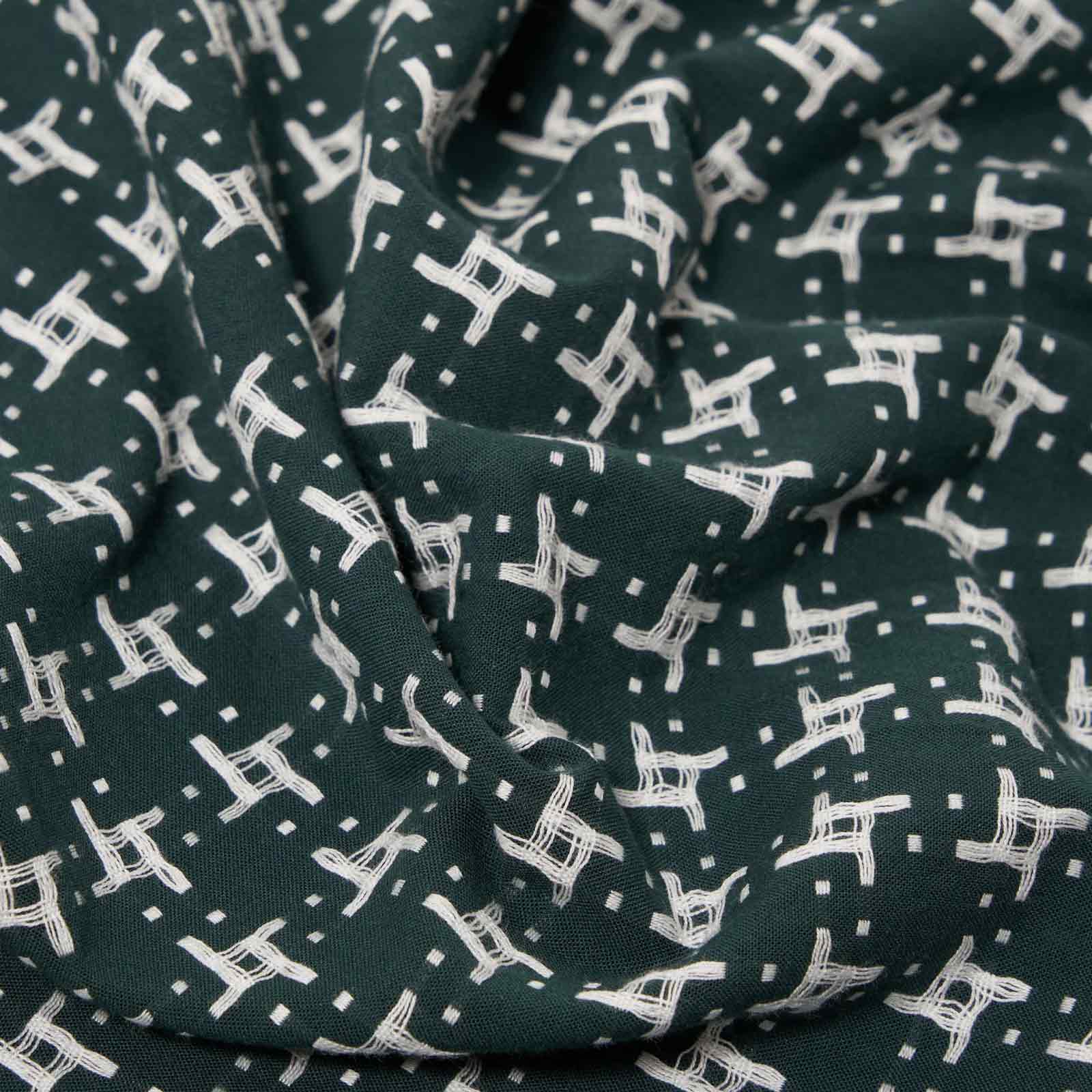 Rhodes 8 Cotton Road Shirt green/white - Image 3
