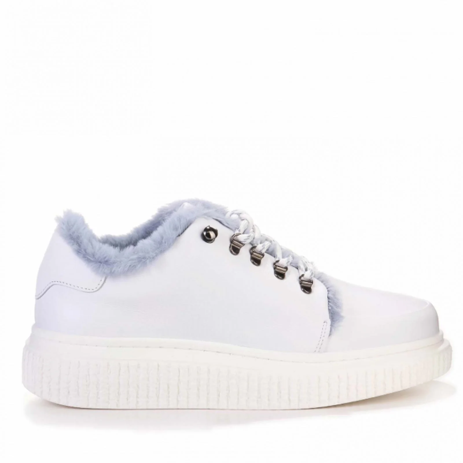 Vala Fur Sneaker white - Image 2