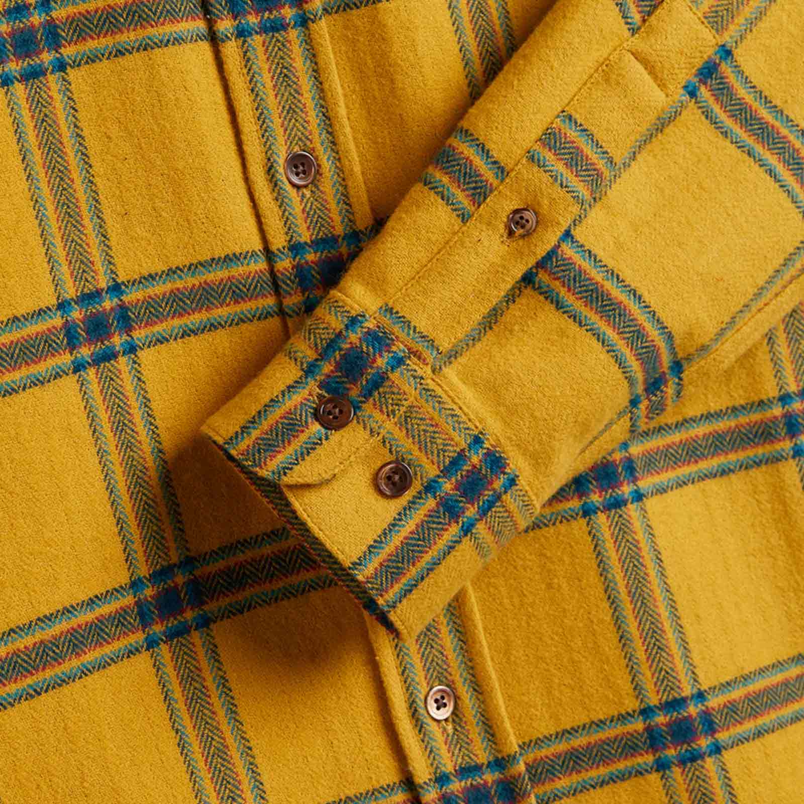 Standard Plaid Flannel Shirt yellow - Image 3