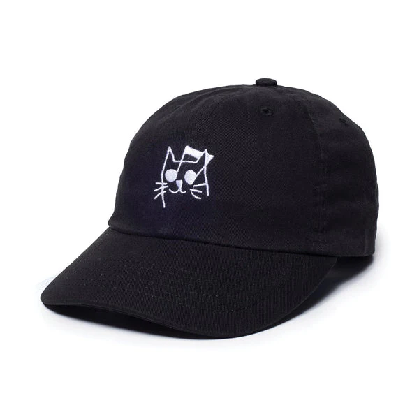 Life Music Cat Dad Hat black