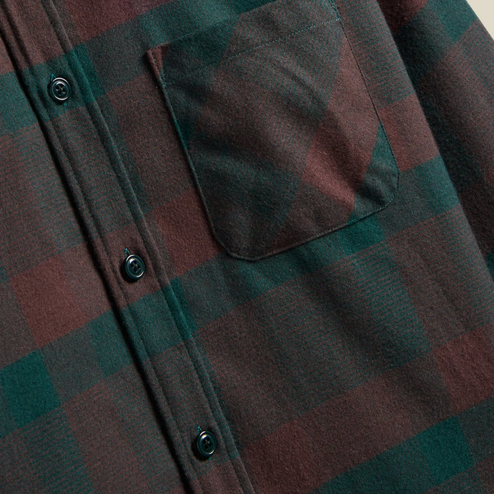 Walken Flannel Shirt brown/green - Image 3