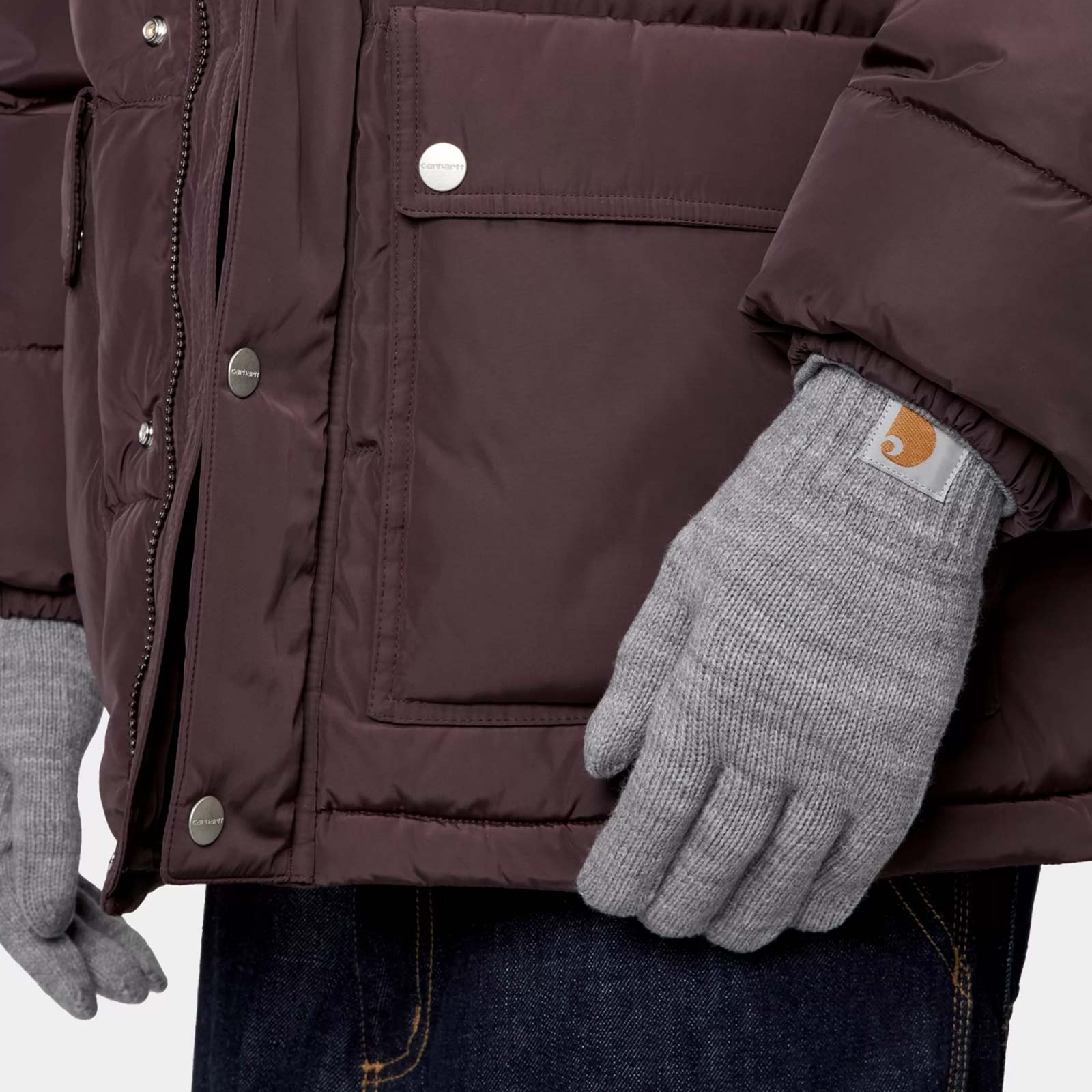 Watch Gloves grey heather - Image 2
