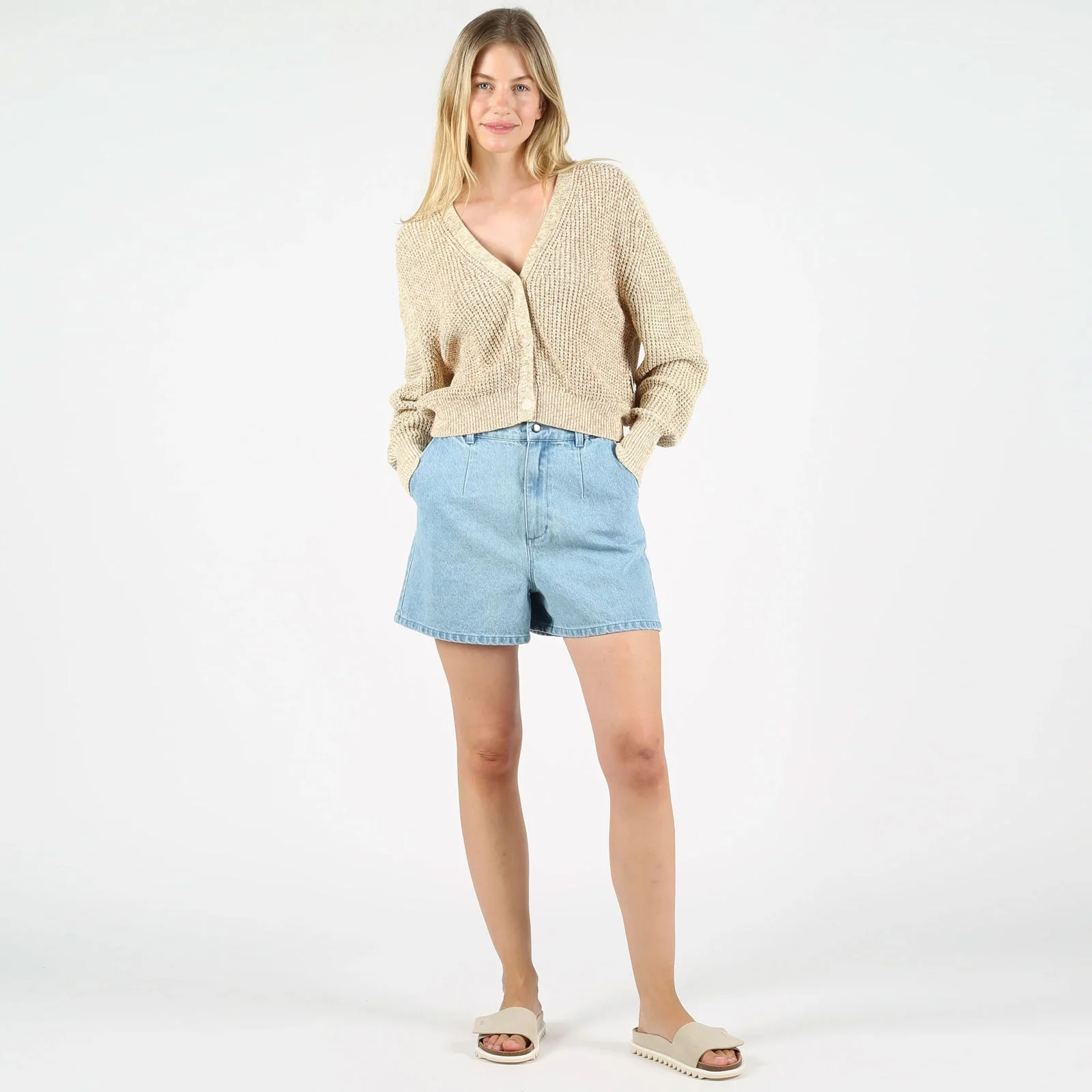 WeMara Cardigan butter melange - Image 3