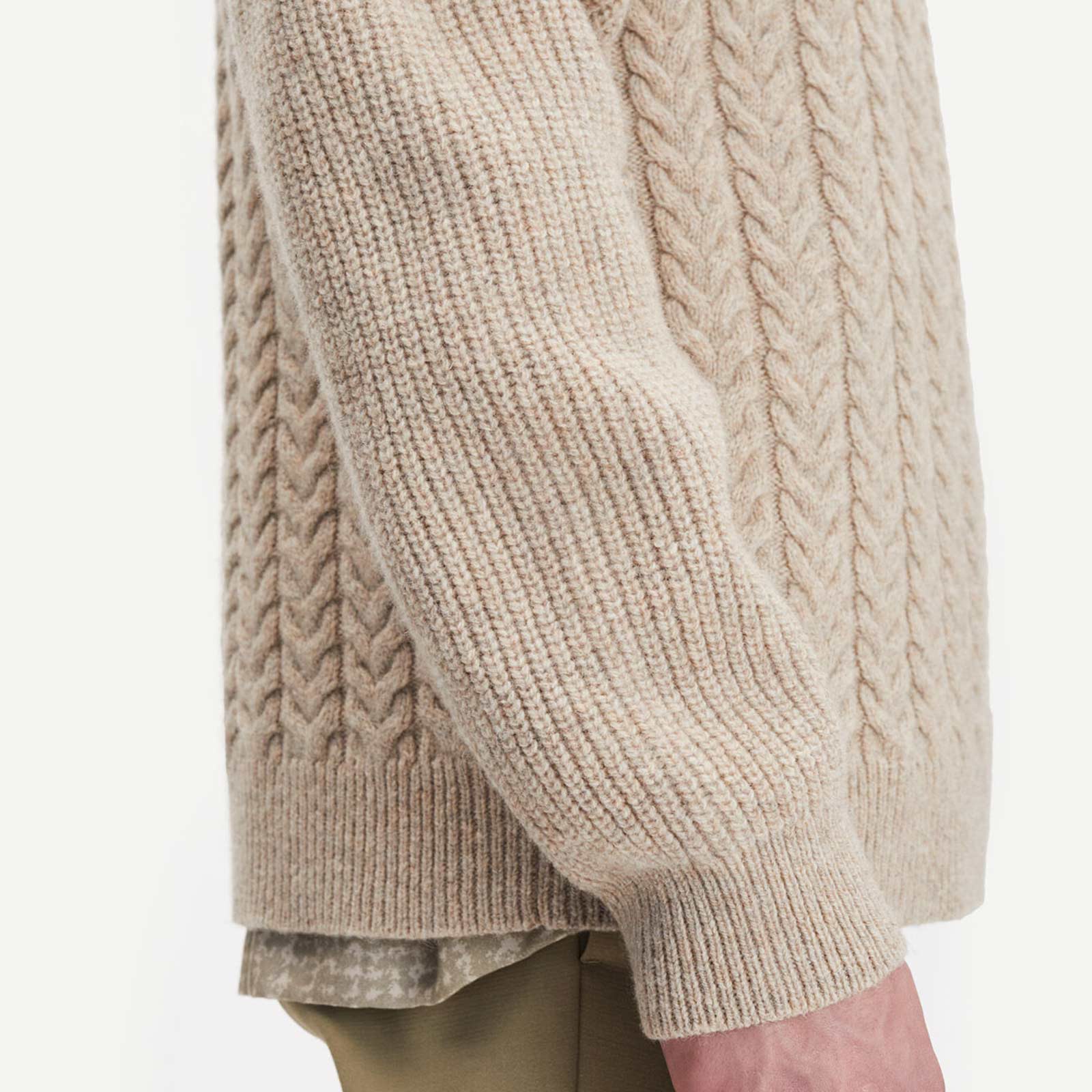 Wyatt Crew Neck Jumper humus - Image 6